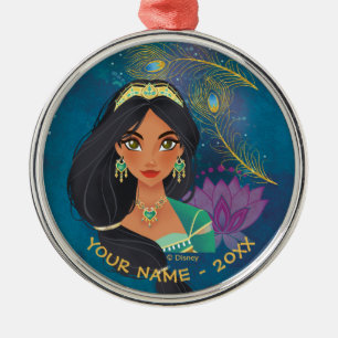 Aladdin   Jasmine "Be Heard" Metal Ornament