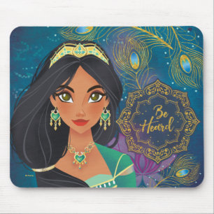 Aladdin Jasmine "Be Heard" Mouse Pad