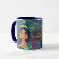 New Disney Aladdin, Jasmine, Genie Coffee Mug