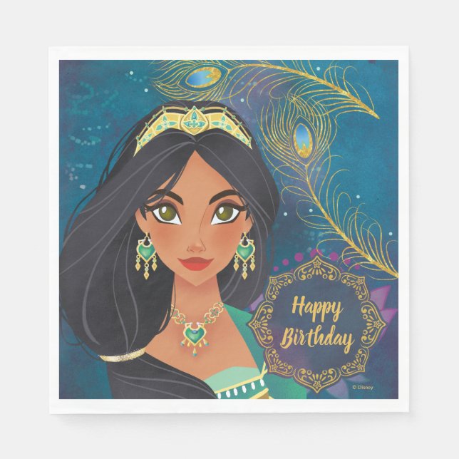 Aladdin | Jasmine "Be Heard" Napkins (Front)