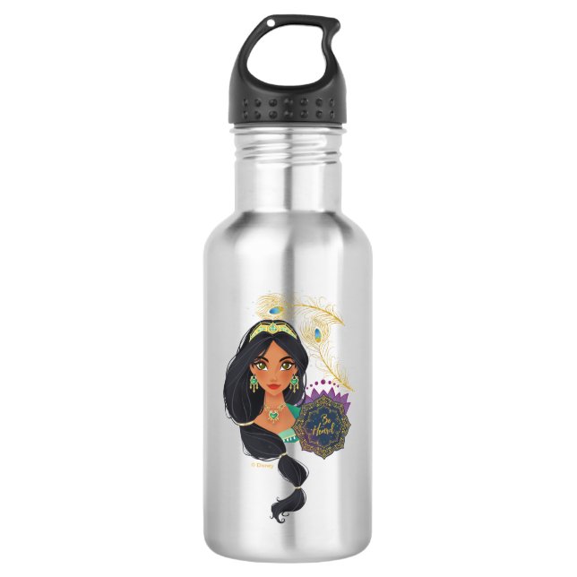 Aladdin | Jasmine "Be Heard" Stainless Steel Water Bottle (Front)
