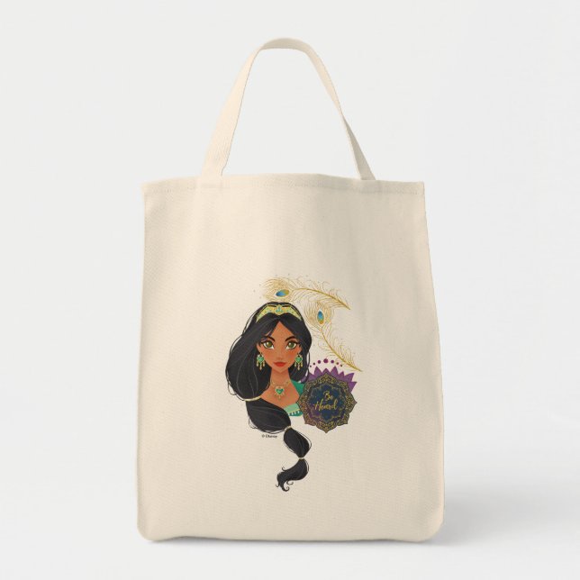 Aladdin | Jasmine "Be Heard" Tote Bag (Front)
