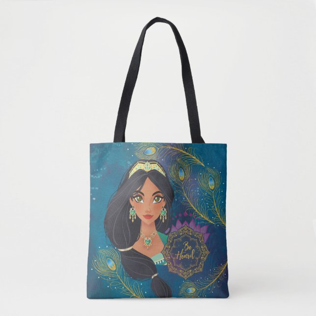 Aladdin | Jasmine "Be Heard" Tote Bag (Front)