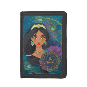 Aladdin Jasmine "Be Heard" Tri-fold Wallet