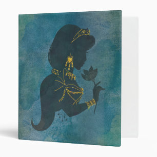 Aladdin Jasmine Gilded Silhouette 3 Ring Binder