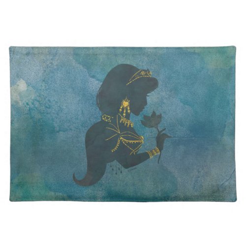 Aladdin  Jasmine Gilded Silhouette Cloth Placemat