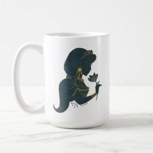Aladdin   Jasmine Gilded Silhouette Coffee Mug