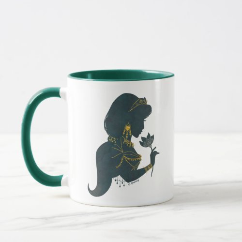 Aladdin  Jasmine Gilded Silhouette Mug