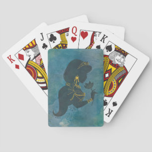 Aladdin Jasmine Gilded Silhouette Poker Cards