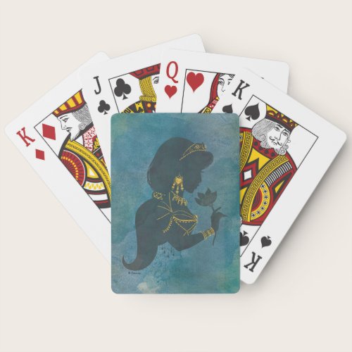 Aladdin | Jasmine Gilded Silhouette Poker Cards Aladdin | Jasmine Gilded Silhouette Poker Cards