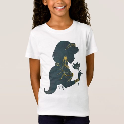 Aladdin  Jasmine Gilded Silhouette T_Shirt