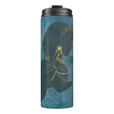 Aladdin | Jasmine Gilded Silhouette Thermal Tumbler