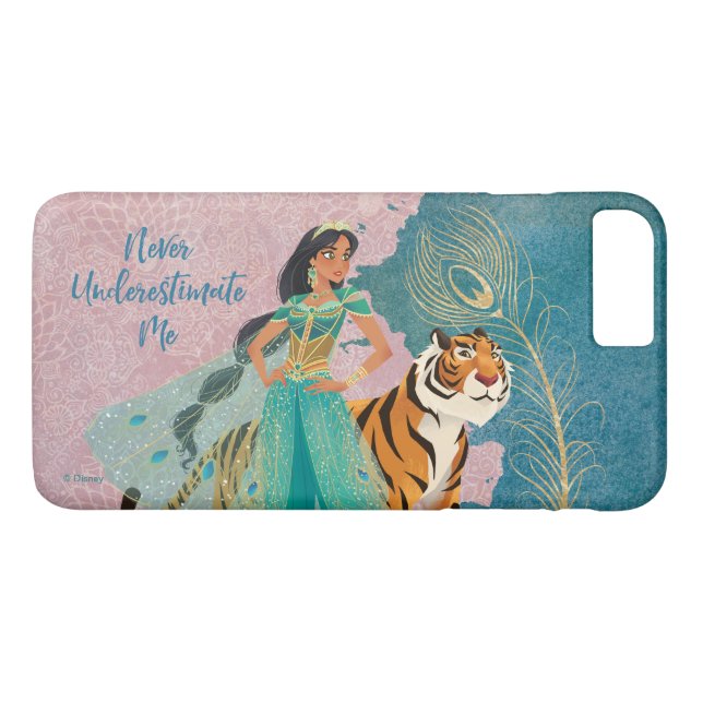 Aladdin | Jasmine & Raja "Never Underestimate Me" Case-Mate iPhone Case (Back (Horizontal))