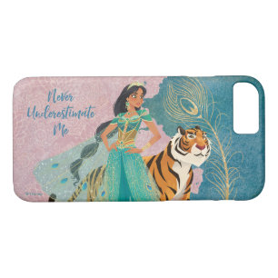 Aladdin   Jasmine & Raja "Never Underestimate Me" iPhone 8/7 Case