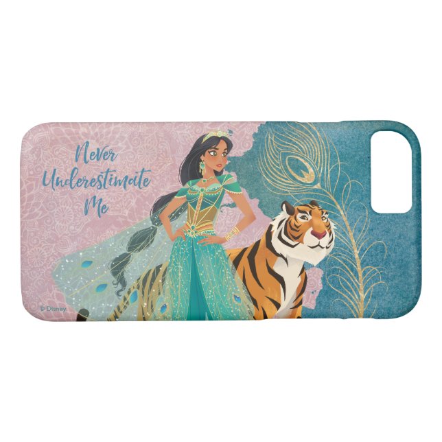 Aladdin | Jasmine & Raja "Never Underestimate Me" Case-Mate iPhone Case (Back (Horizontal))