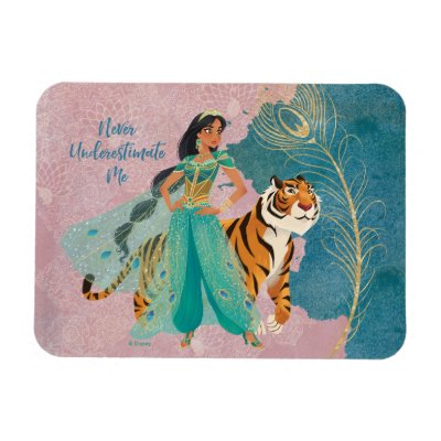 Aladdin | Jasmine &amp; Raja "Never Underestimate Me" Magnet