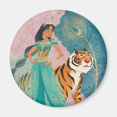 Aladdin | Jasmine &amp; Raja "Never Underestimate Me" Magnet