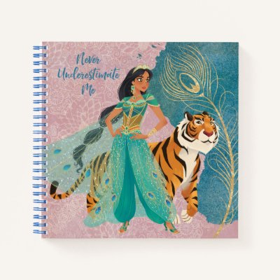 Aladdin | Jasmine &amp; Raja "Never Underestimate Me" Notebook