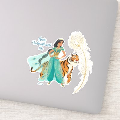 Aladdin | Jasmine &amp; Raja "Never Underestimate Me" Sticker