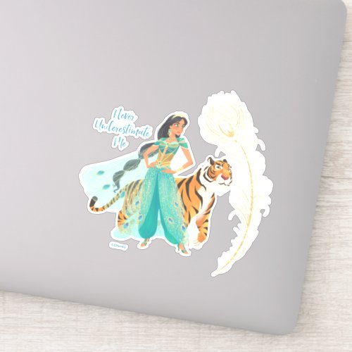 Aladdin | Jasmine & Raja "Never Underestimate Me" Sticker