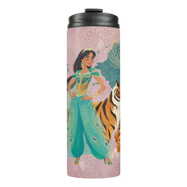 Aladdin | Jasmine & Raja "Never Underestimate Me" Thermal Tumbler