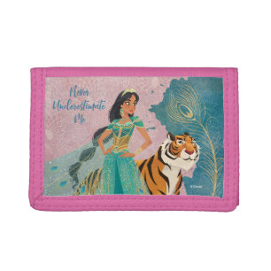 Aladdin Jasmine & Raja "Never Underestimate Me" Tri-fold Wallet