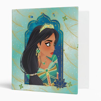 Aladdin | Jasmine Side Profile Graphic 3 Ring Binder