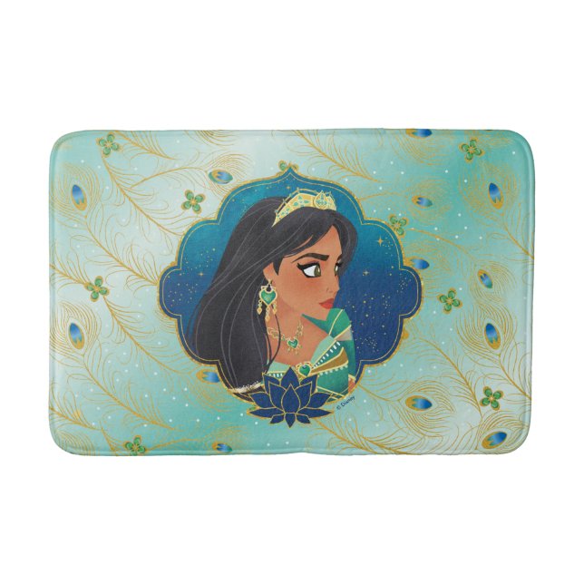 Aladdin | Jasmine Side Profile Graphic Bath Mat (Front)