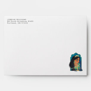 Aladdin Jasmine Side Profile Graphic Envelope