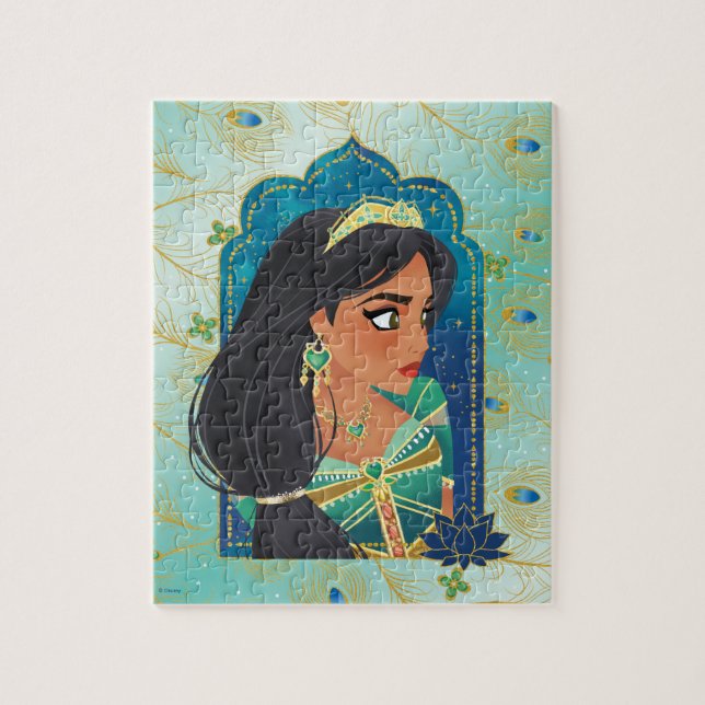Aladdin | Jasmine Side Profile Graphic Jigsaw Puzzle (Vertical)