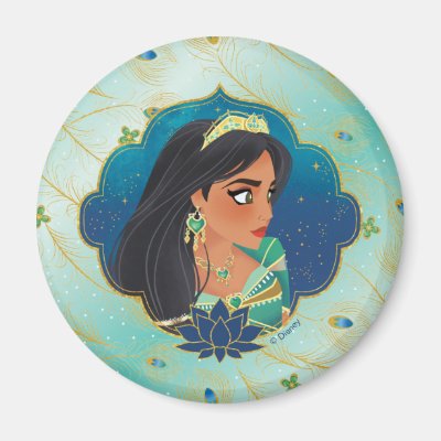 Aladdin | Jasmine Side Profile Graphic Magnet