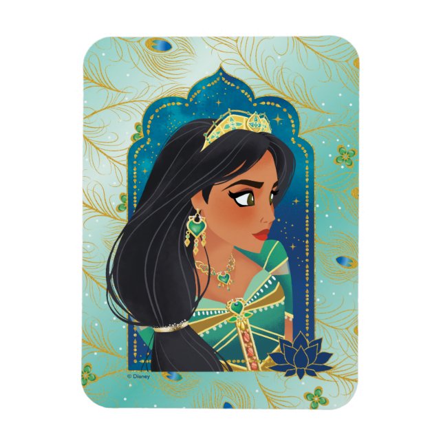 Aladdin | Jasmine Side Profile Graphic Magnet (Vertical)