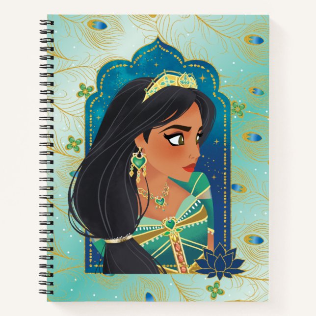 Aladdin | Jasmine Side Profile Graphic Notebook (Front)