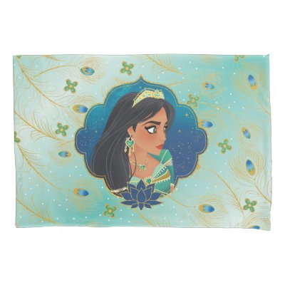 Aladdin | Jasmine Side Profile Graphic Pillow Case