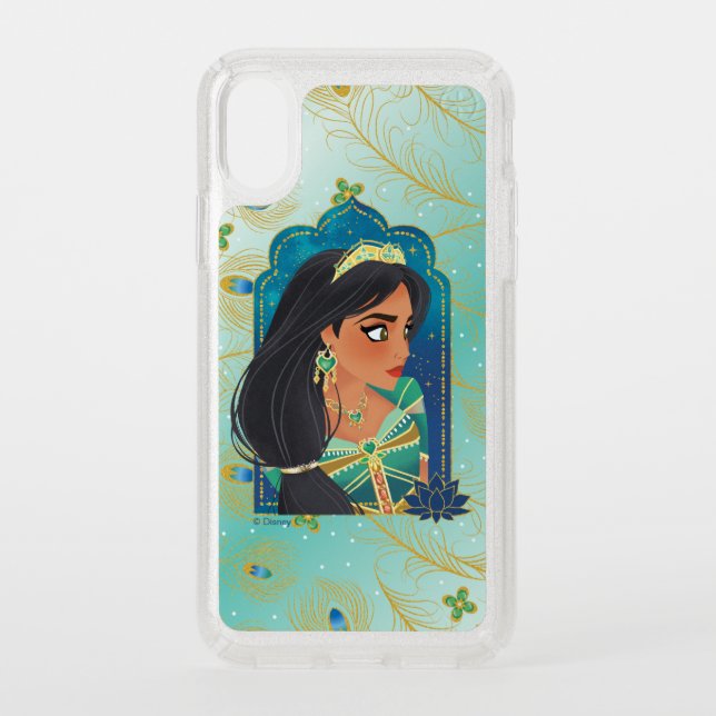 Aladdin | Jasmine Side Profile Graphic Speck iPhone XS Case (Front)