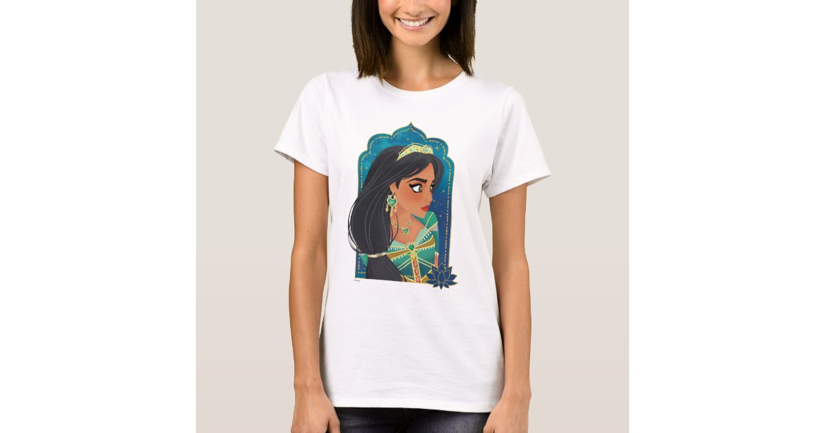 Cool Disney Aladdin Genie In A Shirt Retro Abstract Graphic Tee