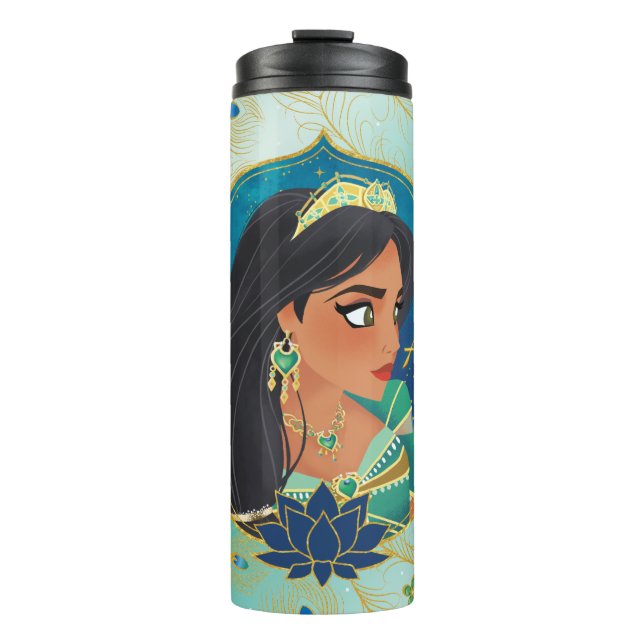 Aladdin | Jasmine Side Profile Graphic Thermal Tumbler (Front)