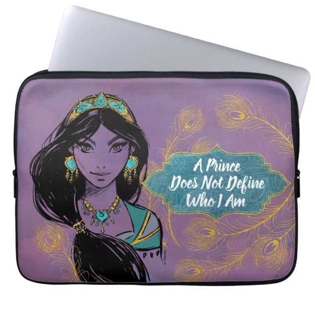 Aladdin | Jasmine "Who I Am" Laptop Sleeve (Front)