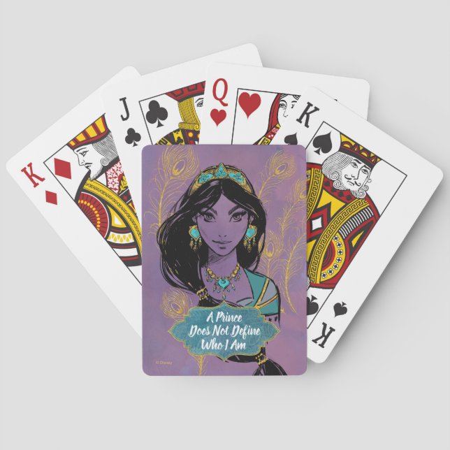 Aladdin | Jasmine "Who I Am" Poker Cards (Back)
