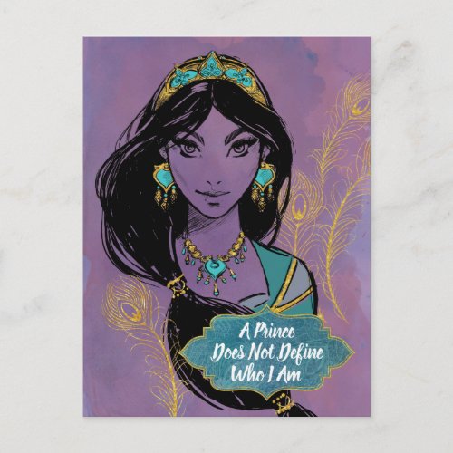 Aladdin  Jasmine Who I Am Postcard