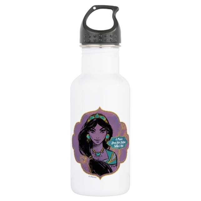 Aladdin | Jasmine "Who I Am" Stainless Steel Water Bottle (Front)