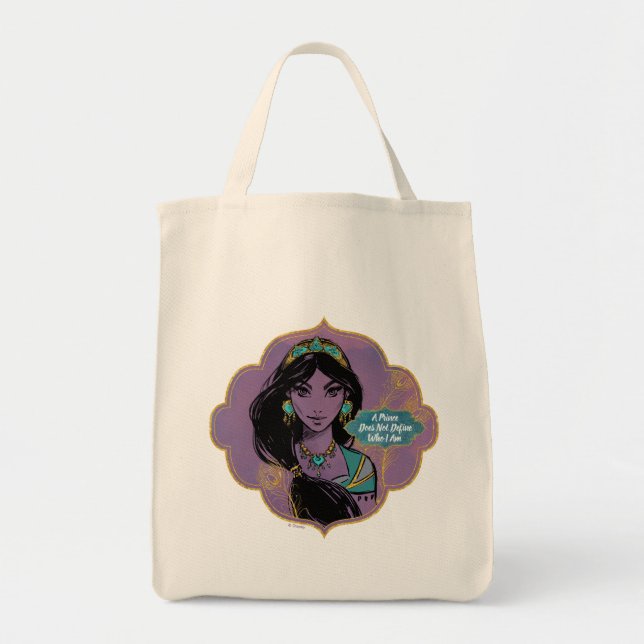Aladdin | Jasmine "Who I Am" Tote Bag (Front)