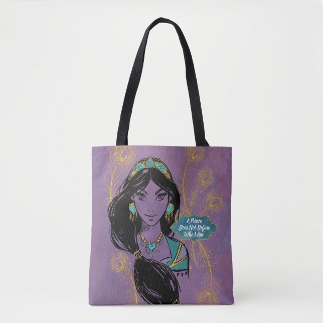 Aladdin | Jasmine "Who I Am" Tote Bag (Front)