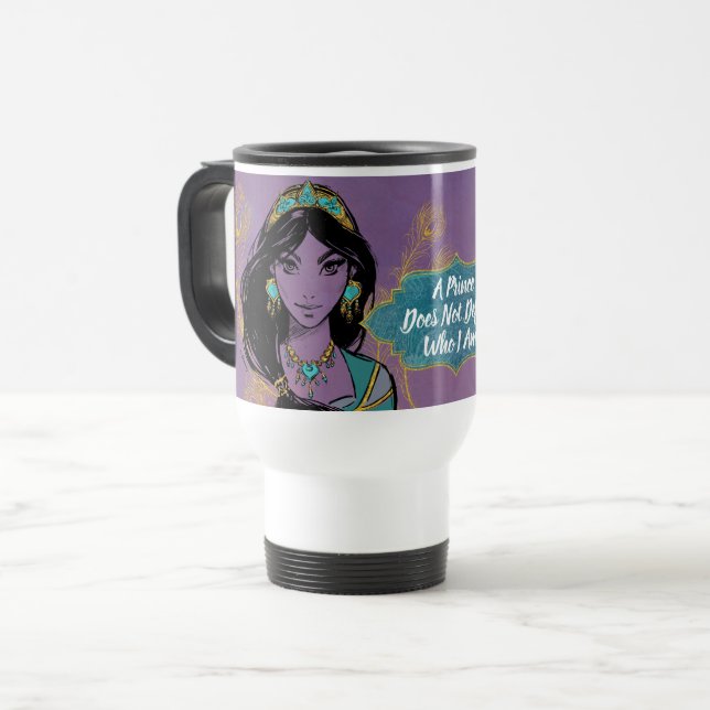 Aladdin | Jasmine "Who I Am" Travel Mug (Front Left)