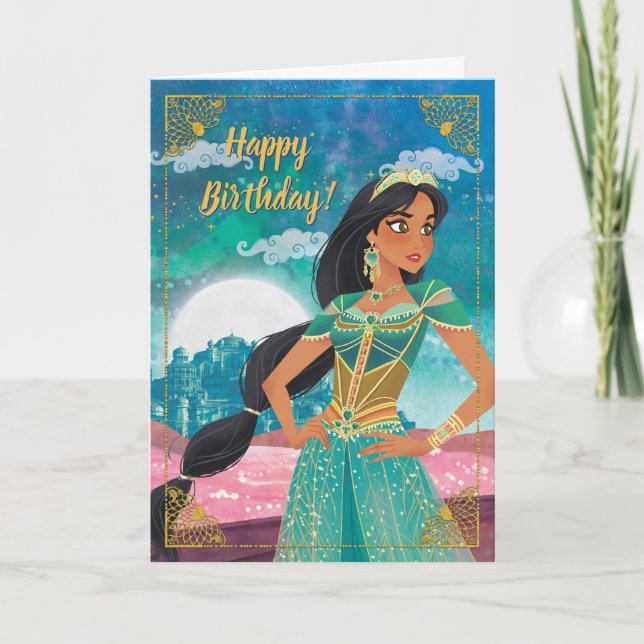 Aladdin | Jasmine "Woman of Many Dreams" Card (Front)