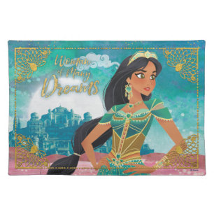 Aladdin   Jasmine "Woman of Many Dreams" Cloth Placemat