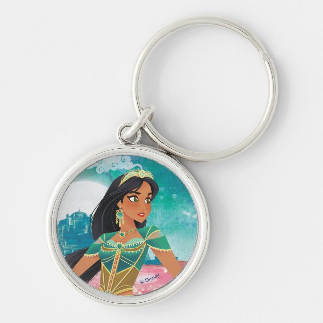 Aladdin | Jasmine "Woman of Many Dreams" Keychain (Front)