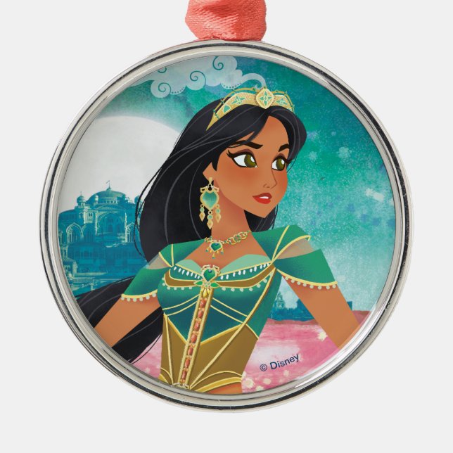 Aladdin | Jasmine "Woman of Many Dreams" Metal Ornament (Front)