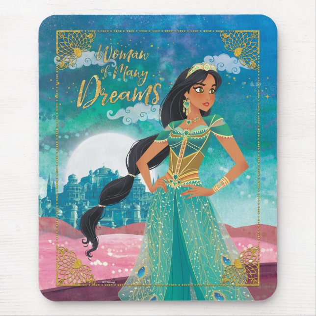 Aladdin | Jasmine "Woman of Many Dreams" Mouse Pad (Front)
