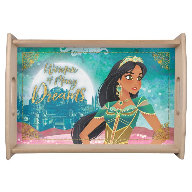 Aladdin | Jasmine "Woman of Many Dreams" Serving Tray (Front)